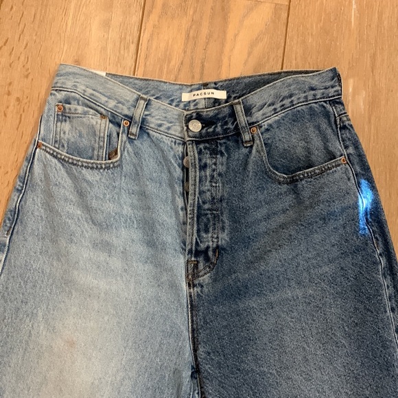 Pacsun split tone dad jeans - Picture 2 of 6